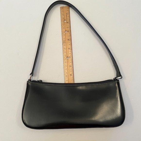 Vintage Q&A Black mini evening shoulder bag - Picture 2 of 8